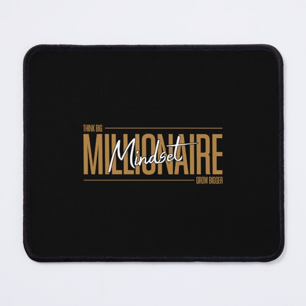 Item preview, "Millionaire Mindset" – Bold Success & Wealth Motivation Design designed and sold by Colorful-Garden.