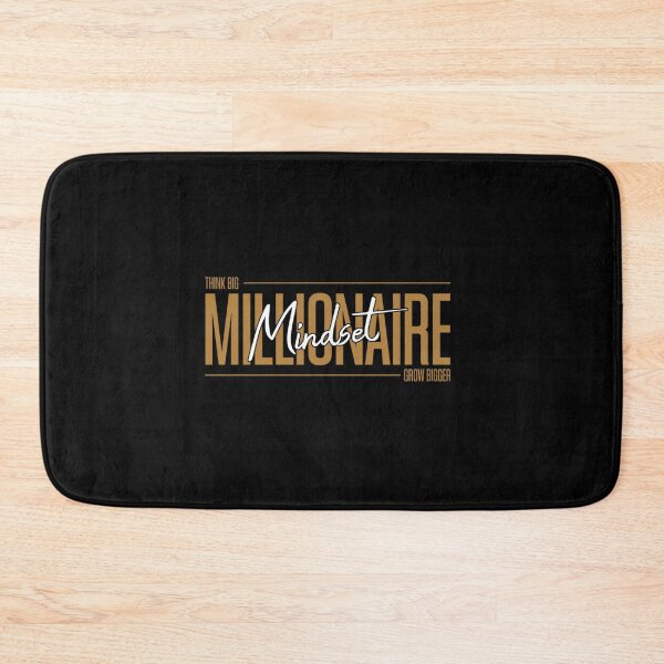 Item preview, "Millionaire Mindset" – Bold Success & Wealth Motivation Design designed and sold by Colorful-Garden.