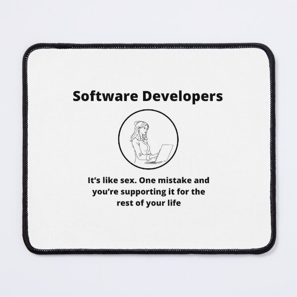 Item preview, Software Developer - One Mistake designed and sold by PunAtWork.