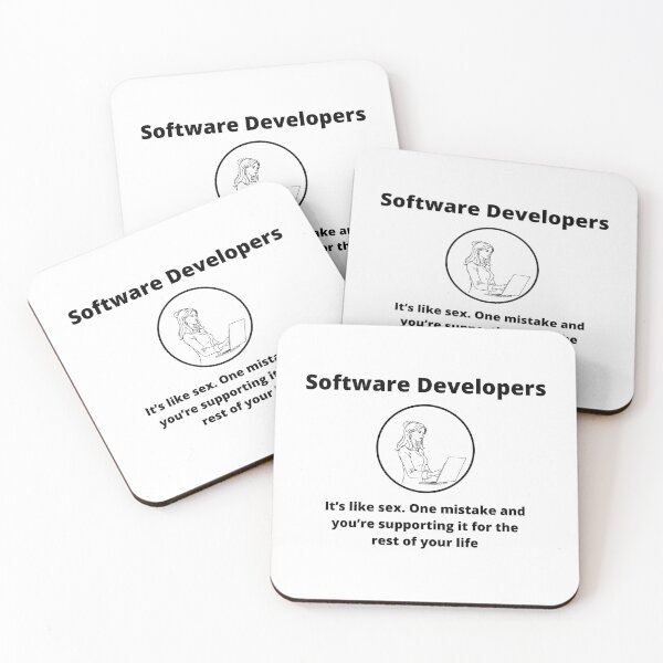 Item preview, Software Developer - One Mistake designed and sold by PunAtWork.