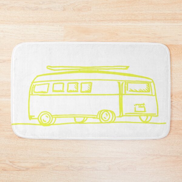 Item preview, Campervan Sunshine Yellow designed and sold by MagentaTwilight.