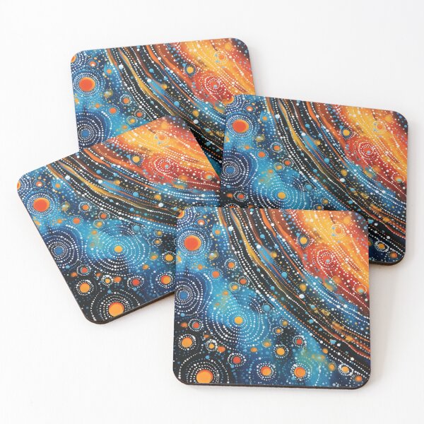Item preview, Arte de puntos de inspiración aborigen: con hermosas formas de lava y agua designed and sold by GrinGalore.