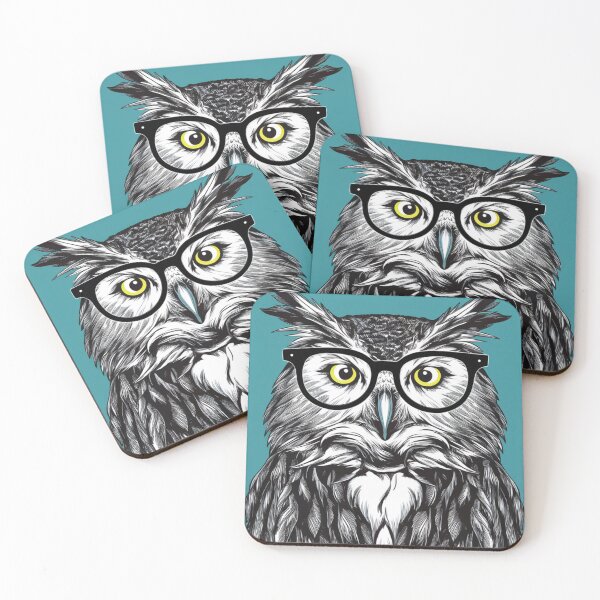 Item preview, Owl Wearing Glasses designed and sold by whitecat23.