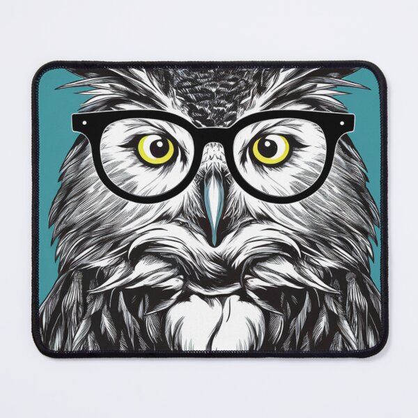 Item preview, Owl Wearing Glasses designed and sold by whitecat23.