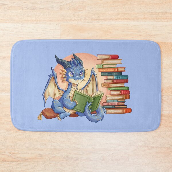 Item preview, Blue Dragon - Bookworm designed and sold by KrishyArt.