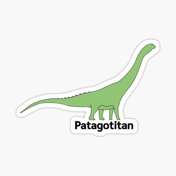 Item preview, Patagotitan dinosaur sticker prehistoric designed and sold by Eva-vdz.