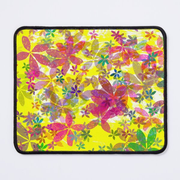 Item preview, Yellow floral print designed and sold by manoloshoping.