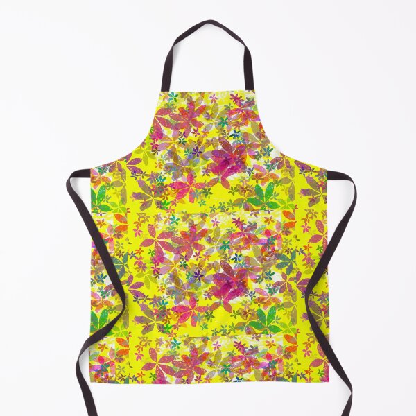 Item preview, Yellow floral print designed and sold by manoloshoping.