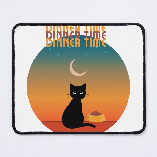Item preview, Black Cat Dinner Time designed and sold by Jessielee72.