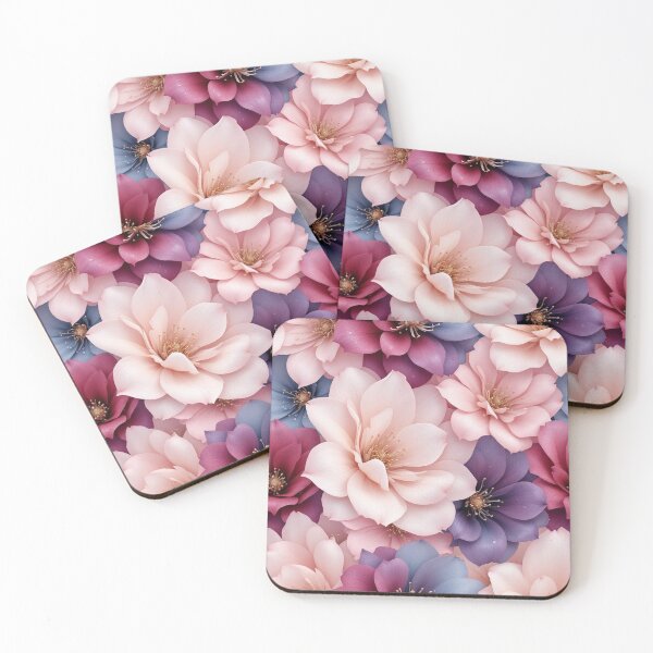 Item preview, Waterproof Flower Pattern Features Beautifully Detailed Flowers designed and sold by Art for Every Person.