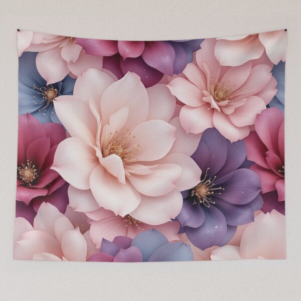 Item preview, Waterproof Flower Pattern Features Beautifully Detailed Flowers designed and sold by Art for Every Person.