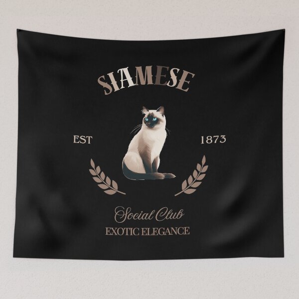 Item preview, Siamese cat social Club  designed and sold by Fateh-Kro ⭐⭐⭐⭐⭐.