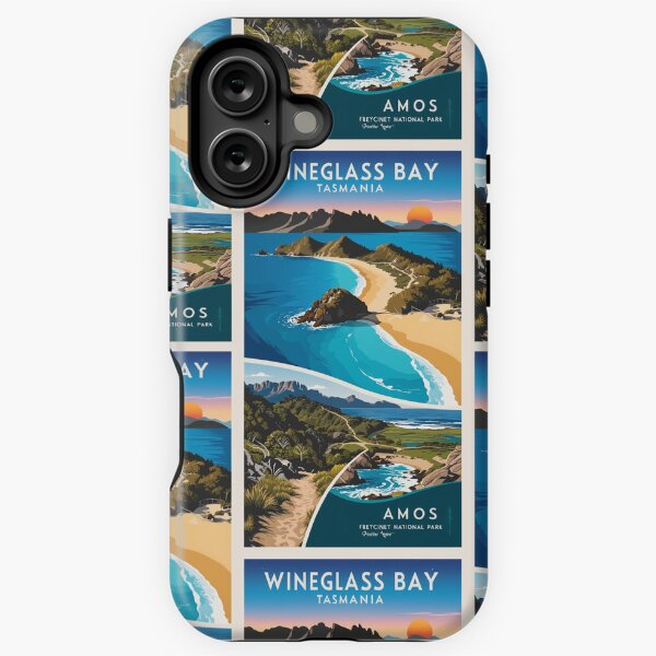 Item preview, Wineglass Bay Tasmania - Stunning Freycinet National Park Landscape Poster designed and sold by OPURA.