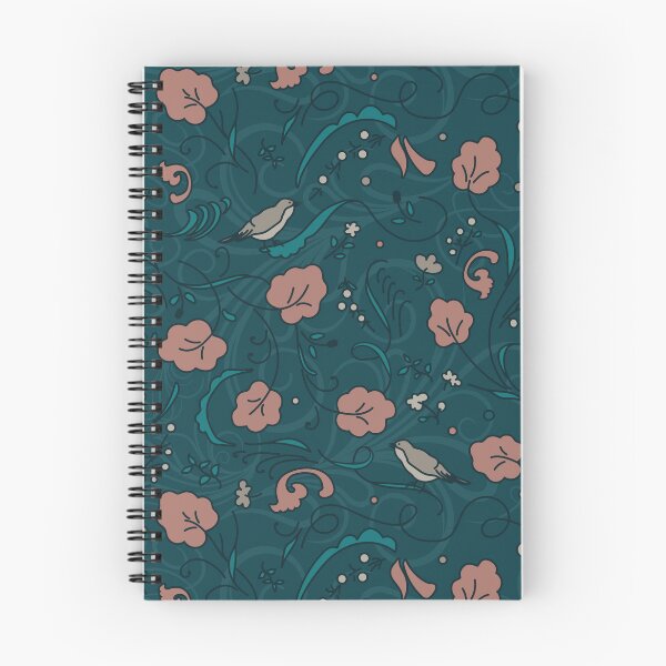 Item preview, Brown Birds Floral Swirls designed and sold by VintageStyle.