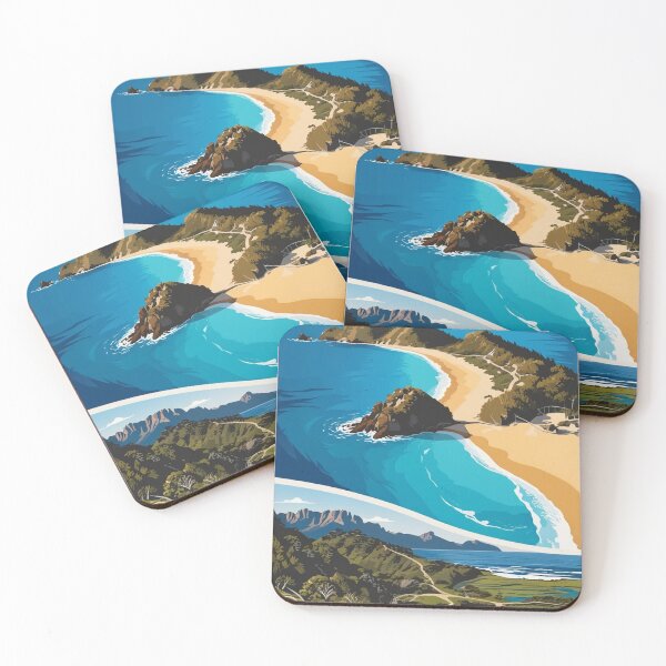 Item preview, Wineglass Bay Tasmania - Stunning Freycinet National Park Landscape Poster designed and sold by OPURA.