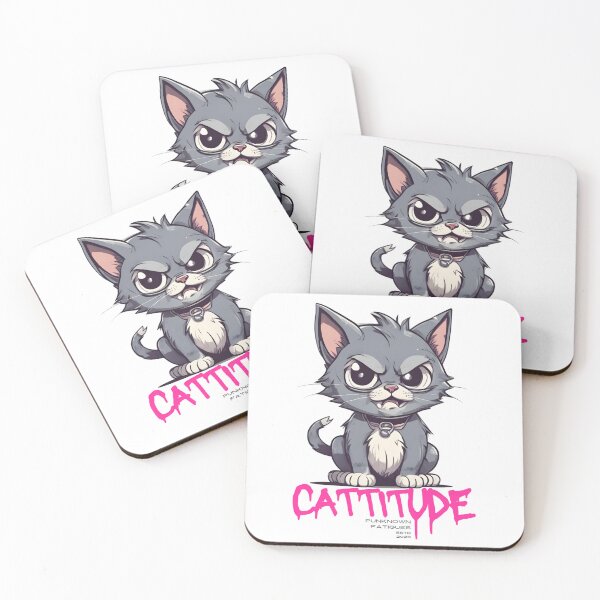 Item preview, Cattitude designed and sold by pUNKnown.