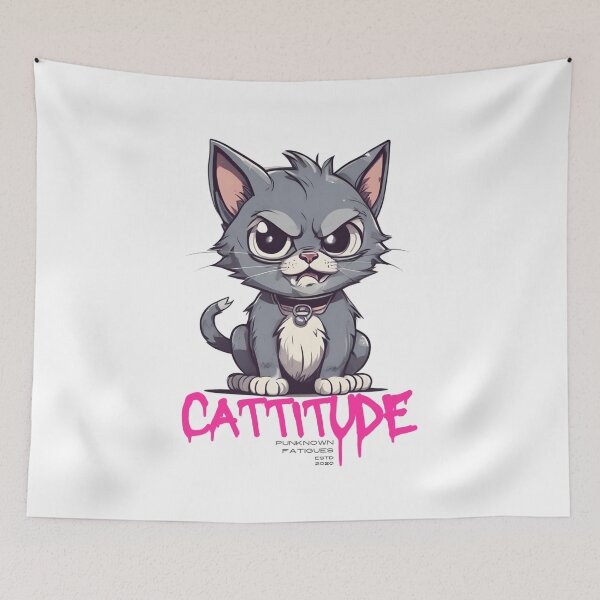 Item preview, Cattitude designed and sold by pUNKnown.
