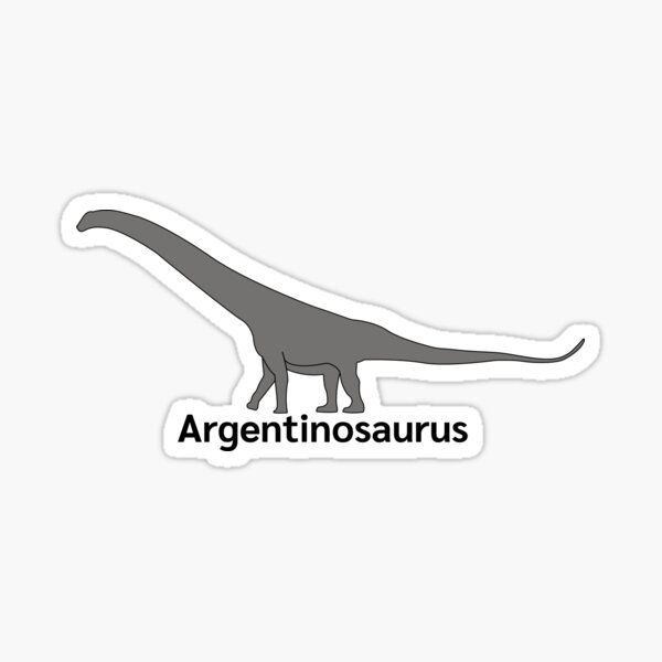 Item preview, Argentinosaurus dinosaur sticker prehistoric Sticker designed and sold by Eva-vdz.