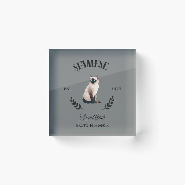 Item preview, Siamese cat social Club  designed and sold by Fateh-Kro ⭐⭐⭐⭐⭐.