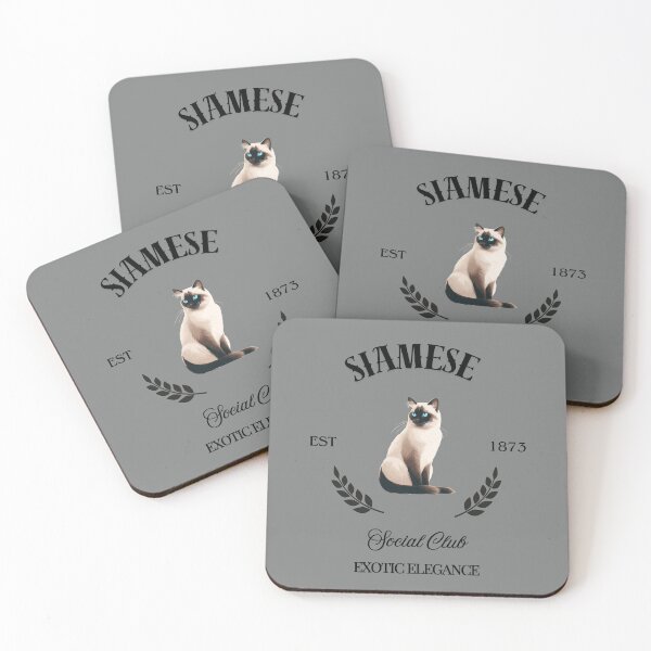 Item preview, Siamese cat social Club  designed and sold by Fateh-Kro ⭐⭐⭐⭐⭐.
