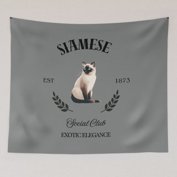 Item preview, Siamese cat social Club  designed and sold by Fateh-Kro ⭐⭐⭐⭐⭐.