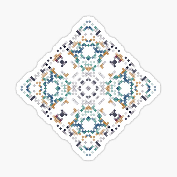 Aperçu de l'œuvre ornement abstrait bohème créée et vendue par Pixeeless.