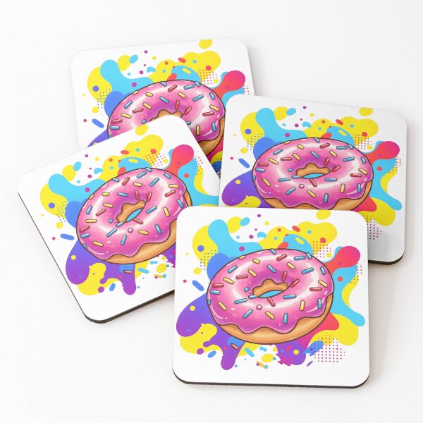 Item preview, Vibrant Donut Delight - Pop Art Aesthetic designed and sold by weebeearts.