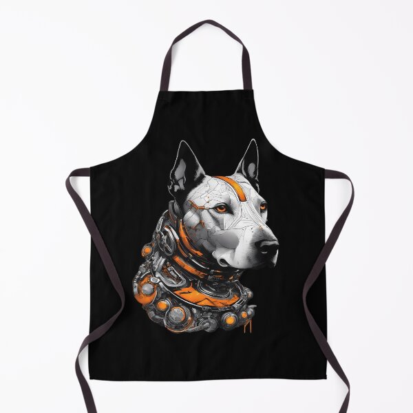 Item preview, Cyber Bull Terrier Dog – Futuristic Sci-Fi Dog designed and sold by MystiqSlav.