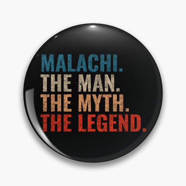 Item preview, Malachi Name Malachi The Man The Myth The Legend Retro 70s distress designed and sold by Teelogic.