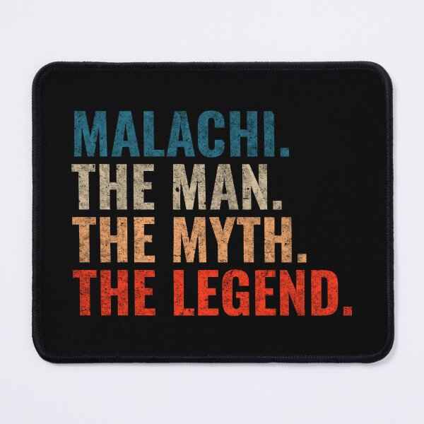 Item preview, Malachi Name Malachi The Man The Myth The Legend Retro 70s distress designed and sold by Teelogic.