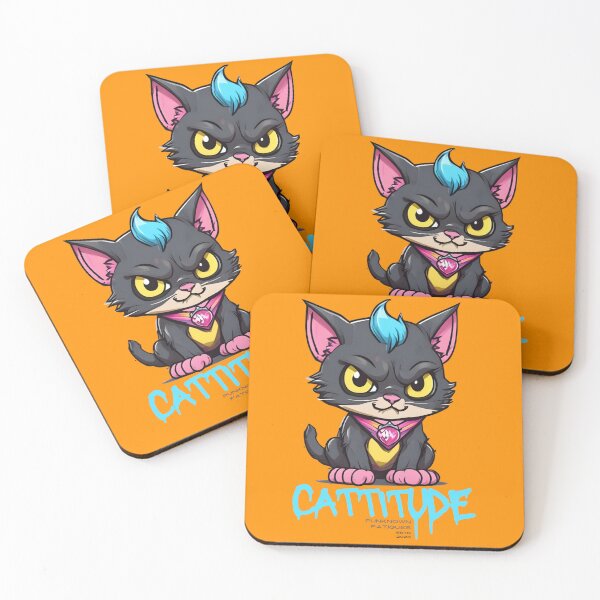 Item preview, Cattitude designed and sold by pUNKnown.