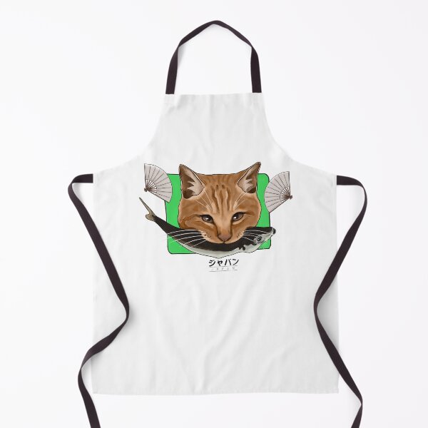 Item preview, Original illustration inspired by a photo of a Japanese fish-stealing kitten. designed and sold by mistonterias.