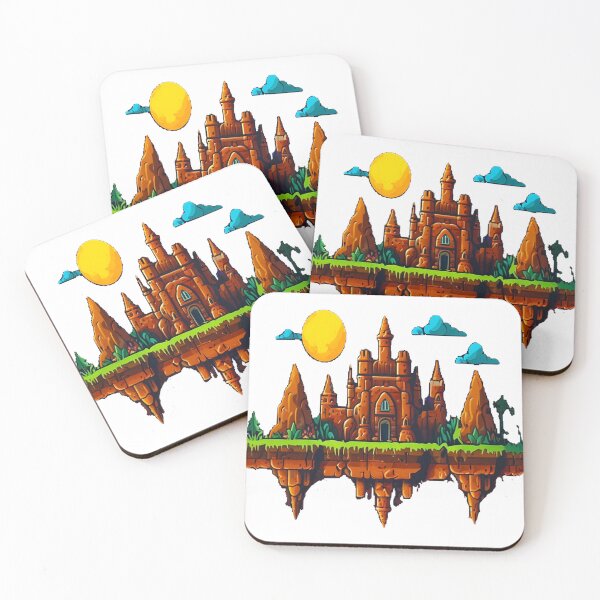 Item preview, Floating Island with Castle designed and sold by SuperNerdStore.