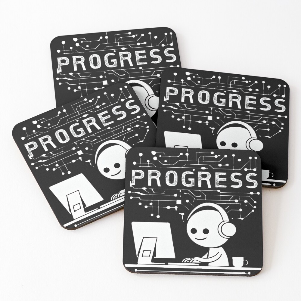 Item preview, Coasters (Set of 4) designed and sold by AlphaTeez.