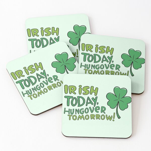 Item preview, Irish Today Hungover St Patricks Day  designed and sold by MoonMonkeyNbear.
