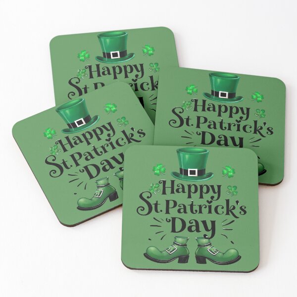 Item preview, Happy St. Patrick’s Day – Festive Green Hat & Lucky Charm designed and sold by DARK_NOVA.