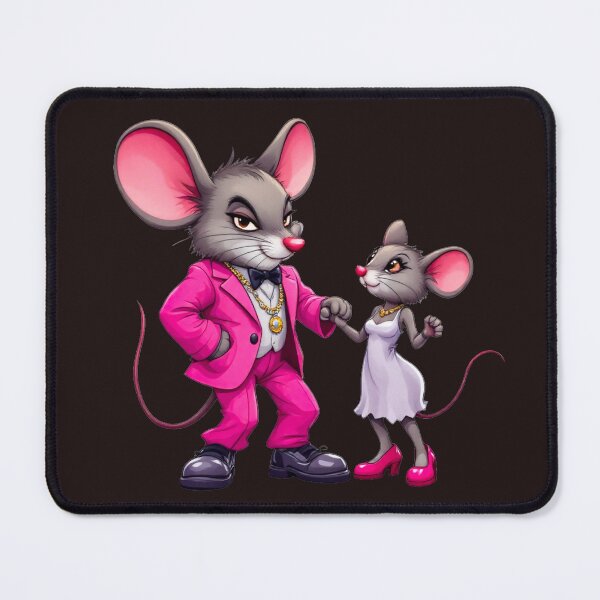 Item preview, Glamorous Mouse Couple - Stylish Love designed and sold by SteadyRolling.