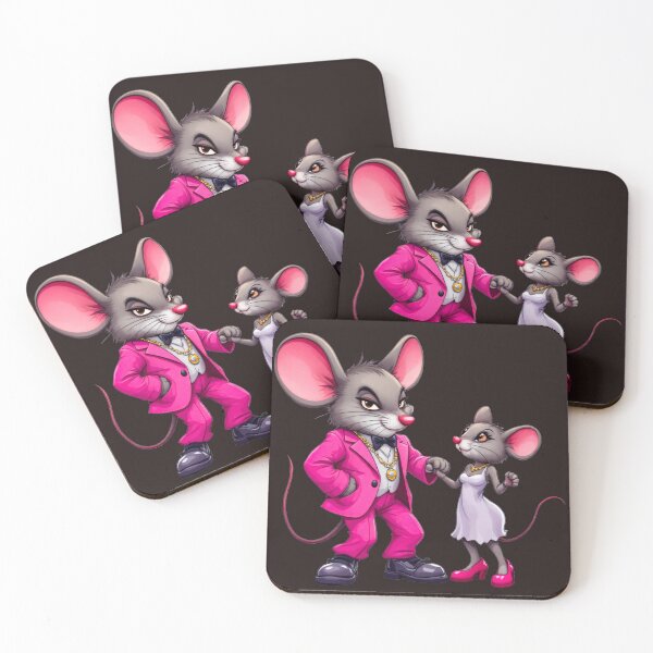 Item preview, Glamorous Mouse Couple - Stylish Love designed and sold by SteadyRolling.