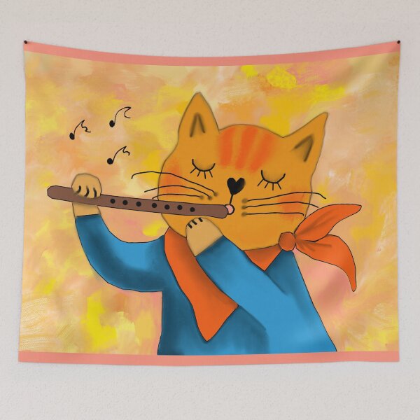 Item preview, Passion, Cat, and a Flute designed and sold by JeLoTall.