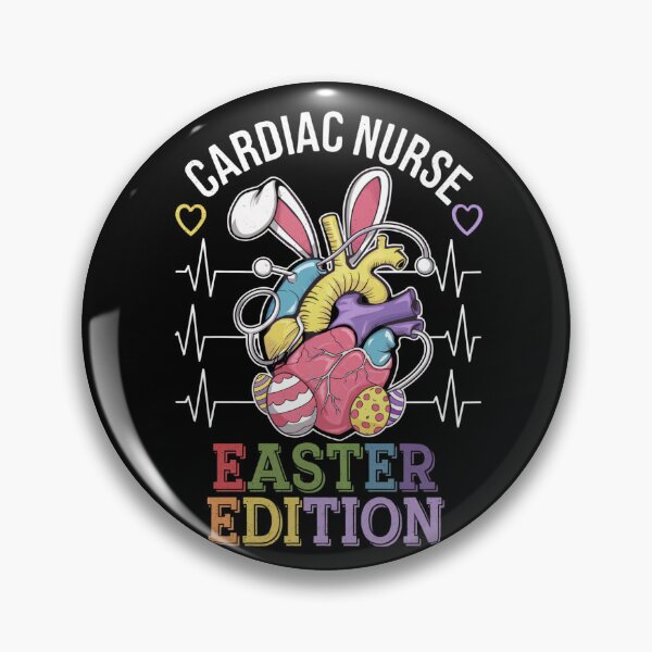 Item preview, Cardiology Nurse Easter Heart designed and sold by MadCatPrints.