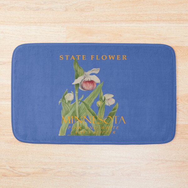 Item preview, Minnesota Territory Flower Pink-and-white Ladys Slipper designed and sold by taiche.
