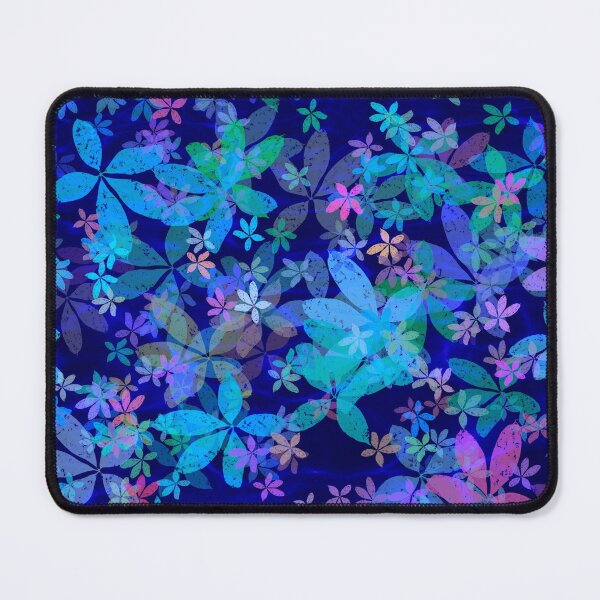 Item preview, Blue floral print designed and sold by manoloshoping.