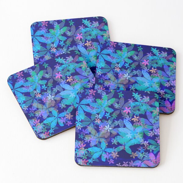 Item preview, Blue floral print designed and sold by manoloshoping.