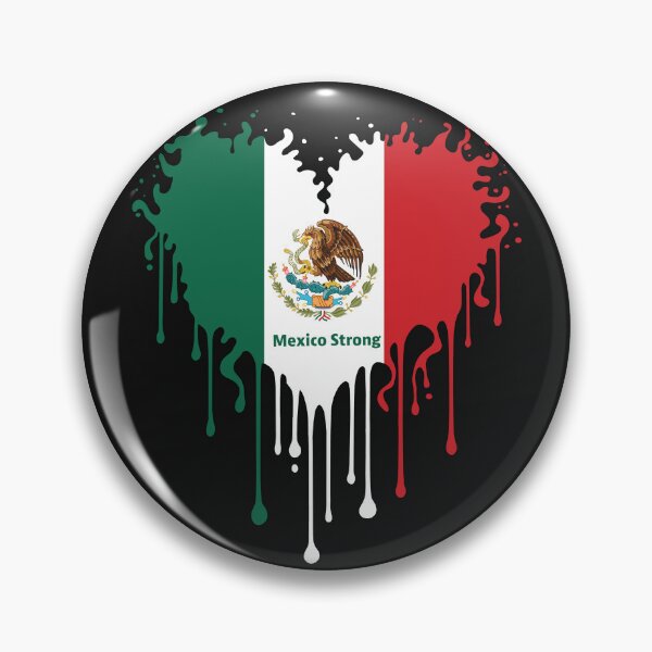 Item preview, Mexico Dripping Heart Flag Mexico Strong designed and sold by IBTees.