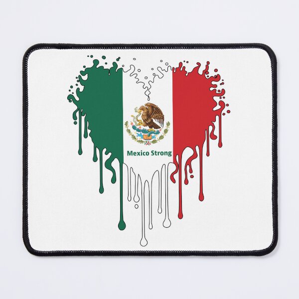 Item preview, Mexico Dripping Heart Flag Mexico Strong designed and sold by IBTees.