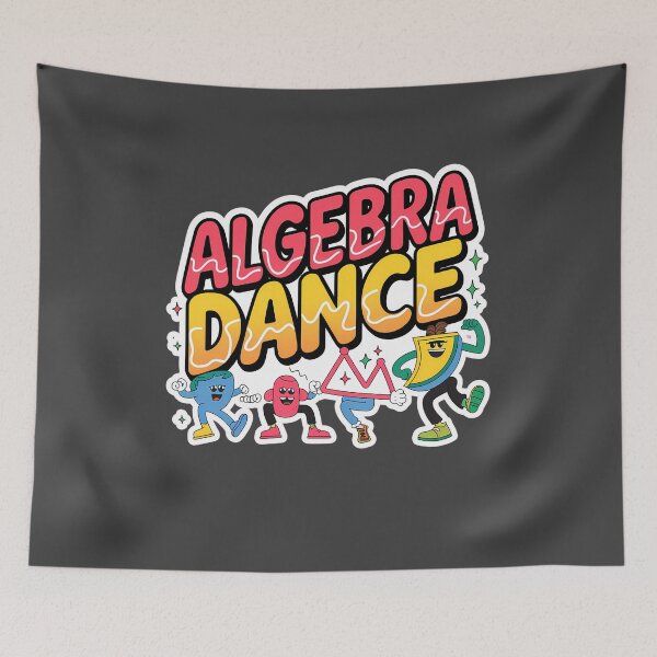 Item preview, Algebra Dance Funny Math Geek Design designed and sold by TeeGrit.