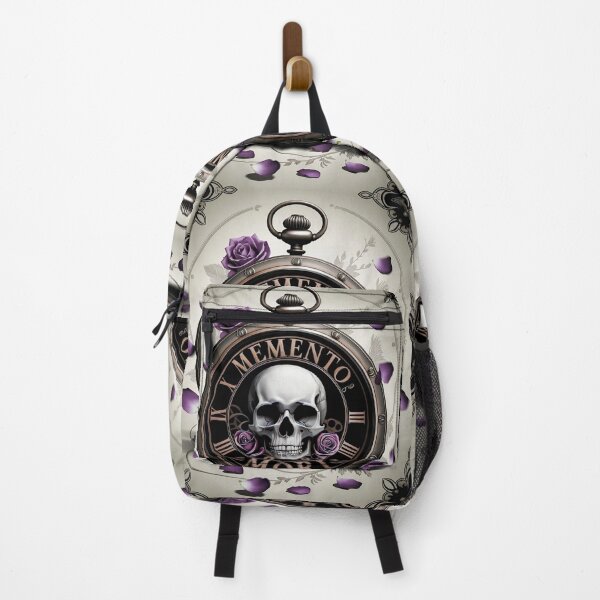 Item preview, Memento Mori Clock | Dark Academia Time-Themed Design designed and sold by TheVelvetArchive.