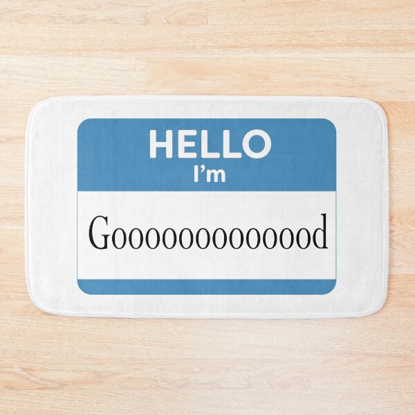 Item preview, Hello, I'm good (blue no leaf) designed and sold by WordyDreams.