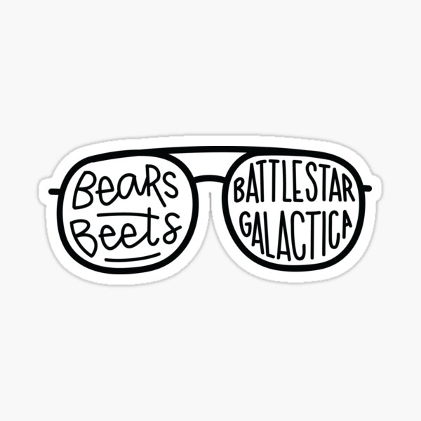 Item preview, Bears Beets Battlestar Galactica - Dwight Schrute designed and sold by blumerdesign.