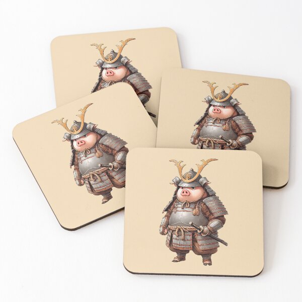 Item preview, Pig Samurai designed and sold by Takeda-art.